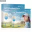 KANGN 5 Cái / hộp Miếng Dán Mặt UV, Miếng Dán Chống Nắng Dưỡng Ẩm Gel Chống Nắng, Chống Mồ Hôi Golf Chống Nắng Miếng Dán Thạch Tươi Hoạt Động Ngoài Trời Mắt