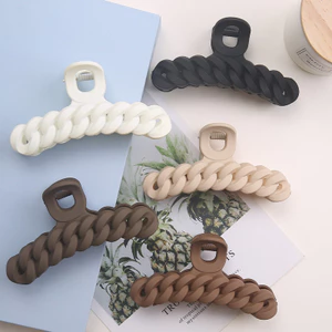 Titty Mũ Đội Đầu Kẹp Cà Phê Lấy Nhiều Cánh Kẹp Cá Mập Kẹp Mờ Đĩa Màu Tóc Đầu Lưng Cảm Giác Lớn