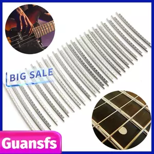 Guansfs 24 Chiếc Đàn Guitar Phím Đàn Bộ Dây 2.7 Mm Đồng Niken Fretwire Thay Thế Với Tông Màu Sáng Cho Điện Và Âm Thanh Sửa Chữa
