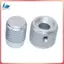 EC11EBB24C03 EC110701Mũ hợp kim nhôm N2B Núm rắn Núm điều chỉnh bộ mã hóa kép Bạc