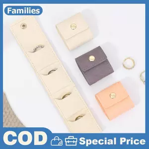 4 Phần Túi Bảo Quản Trang Sức Di Động Mini Túi Trang Sức Bông Tai Nelace Nhẫn Tổ Chức Túi Du Lịch Trang Sức Bảo Quản