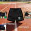 Tập luyện mùa hè thể thao Li Ning quần short ống thẳng nhẹ nam nữ leo núi đi xe đạp chạy bộ thể dục quần short lụa băng ba phút