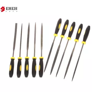 10 Bộ Kim Cao Cấp Tập Tin Thép Carbon Cao Cấp Có Tay Cầm Tiện Dụng Chống Trơn Trượt Để Nộp Chính Xác Trên Gỗ Nhựa Model10 VN