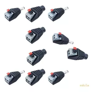 Exhila Nhỏ Gọn DC5521 Bộ Chuyển Đổi Cắm Đầu Nối Nguồn Với Cơ Chế Bấm Phù Hợp Lý Tưởng Cho Điện Tử Di Động Và Offi