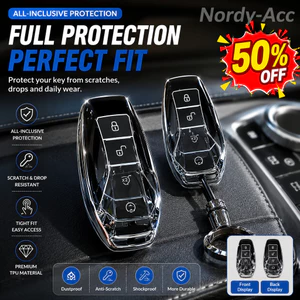 TRƯỜNG HỢP BẢO VỆ KHÓA XE Đặc biệt Phù hợp với BYD Han Tang Qin Plus DMi Song Pro Dolphin Seagull Destroyer 05 Seal E2 Bền Chống rơi Chìa khóa Fob Giá đỡ Mở chính xác Sửa đổi tự động