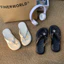 Phong Cách Mới Sáng Bóng Tất Cả Trận Đấu Flip-Flops Nữ Mùa Hè Nhà Đi Mưa Thời Trang Đi Biển Dopamine Dép Sli