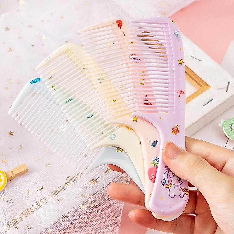 Set 2 Lược Chải Tóc Mini Bỏ Túi Tiện Dụng Dễ Thương Phụ Kiện Cho Nữ