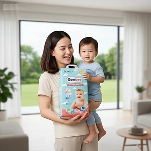 Combo 4 Bịch Bỉm tã Quần Goobee Siêu Mỏng Thấm Hút An Toàn Không Hương Liệu Không Hóa Chất An Toàn Tuyệt Đối ChoBé