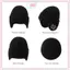 JRP Mới Unisex Mùa Đông Mũ Dệt Kim Có Earflap Mũ Beanie Thời Trang Dành Cho Nam Nữ Ngoài Trời Cổ Điển Giữ Ấm Mũ JRP