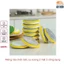 Miếng rửa chén bát, cọ xoong nồi hình tròn, 2 mặt 2 công dụng - tiện dụng, siêu bền