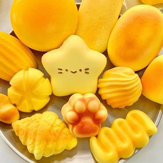 Kawaii Đồ Chơi Bánh Mì Dễ Thương Tăng Chậm Mô Phỏng Mềm Bánh Mì Giải Nén Bóp Đồ Chơi Giảm Căng Thẳng Cho Trẻ Em Quà Tặng