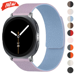 Dây đeo silicon hạt vải lanh cho Samsung Galaxy Watch 8 40mm 44mm / 8 vòng đeo tay dây từ 46mm cổ điển