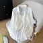 Áo khoác ngoài siêu cổ tích Áo sơ mi ngoài mùa hè Áo sơ mi ren Jacquard kiểu Pháp Áo khoác chống nắng