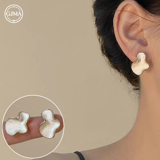 Bộ Bông Tai Ngọc Trai Mặt Cười Kim Cương Giả Mặt Trăng Kim Cương Giả Phụ Kiện Hàng Ngày Ngọt Ngào Cho Nữ