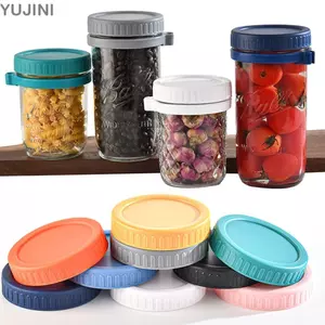 YUJUNI 6 Dụng cụ nhà bếp bằng nhựa 70mm 86mm cho nắp chai lọ miệng rộng