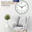 MAKY 12 Inch Wall Clo Quartz Clo Hiện Đại Bắc Âu Tối Giản Nhựa Tường Clo Trang Trí Nhà VN