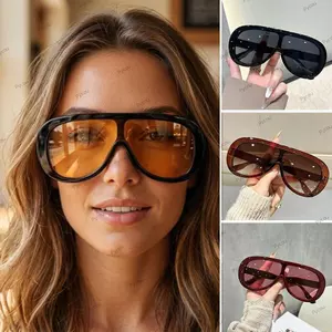 Kính râm PYCOU UV400, Kính râm cỡ lớn tích hợp, Kính râm che chắn chống tia cực tím cổ điển Kỳ nghỉ đi biển ngoài trời