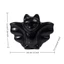 THEGIRL8B Bat Figurine, Trang trí dơi tự nhiên được chạm khắc, Máy tính để bàn điêu khắc Mini Obsidian Labradorite nhỏ dễ thương