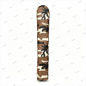 PYCOU Golf Alignment Stick Cover, Chất liệu PU Sang trọng Lót Căn chỉnh Stick Tay áo, Cấu trúc đệm Nhẹ Xây dựng hình trụ Phụ kiện thực hành chơi gôn Golf ngoài trời