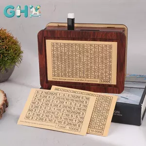 GHX 1 Bộ Gỗ Heo Đất Hộp Đựng Tiền Hộp Đựng Tiền Tiết Kiệm Tiền Kho Báu Hộp Đựng Tiền Xu 1000 / 5000 / 10000 Euro VN