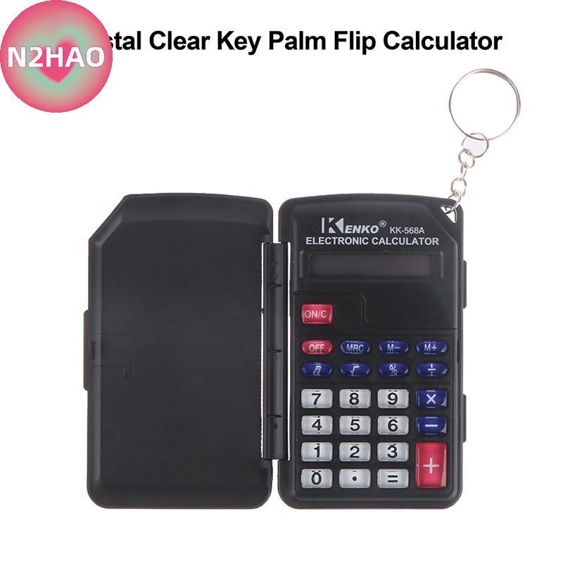 N2HAO Pha Lê Chìa Khóa Trong Suốt Lòng Bàn Tay Clamshell Máy Tính Nhà Thơ Mini Di Động Sinh Viên Máy Tính Đồ Dùng Văn Phòng n