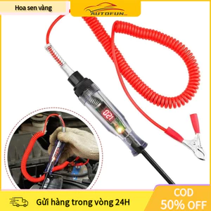 【24H】Máy Kiểm Tra Mạch Ô Tô DC 5V-120V Đa Năng, Bút Thử Điện Áp Xe Máy Xe Hơi 6V 12V 24V, Đầu Dò Chẩn Đoán