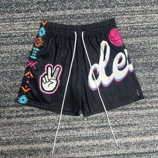 Quần short mid-length phong cách Mỹ, phù hợp vận động và chơi bóng rổ