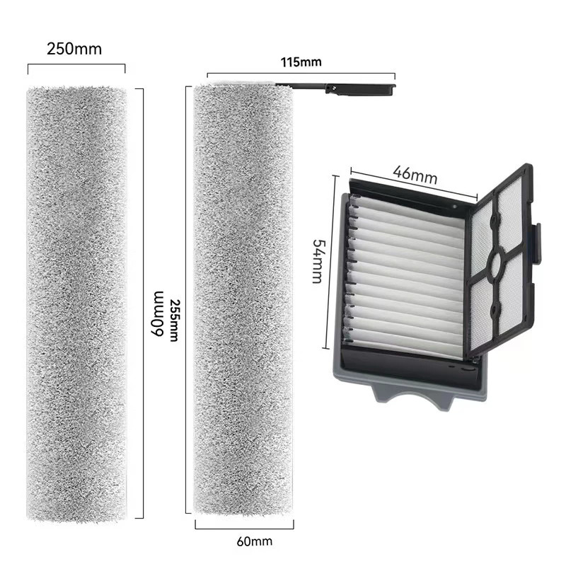 Tineco Floor One Switch S6 \ Stretch S6 Parts Wet Dry Vacuum Cleaner Consumable Roller Brush  Filter