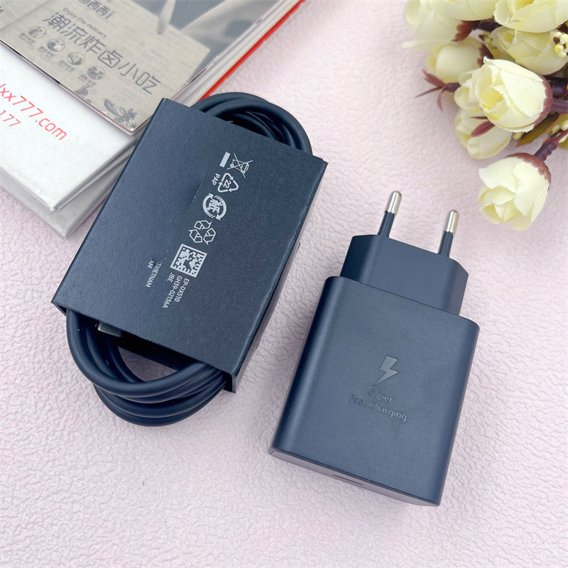 Dành Cho Chính Hãng Samsung S24 S25 Ultra Sạc 45W Sạc Nhanh Cho Galaxy S23 S22 Note20 Ultra Z Flip Fold 7 6 5 4 + 1.8M 5A Cáp
