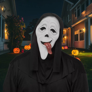 Halloween Scream Ghost Face Mask - Halloween Party, Cosplay & Horror Themed
