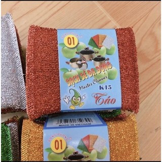 Set 4 Miếng Mút Rửa Chén Kim Tuyến – Sạch Bóng, Đa Năng, An Toàn Cho Chén Đĩa