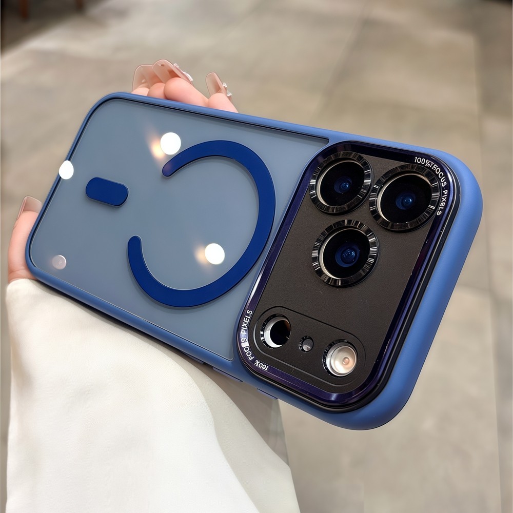Ốp điện thoại từ tính bảo vệ Camera cho iPhone Air 17 pro max 16 11 12 13 14 15 pro max 15 16 plus Bảo vệ ống kính chống rơi Vỏ cứng bảo vệ điện thoại