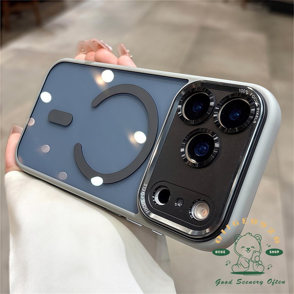 【 Ốp lưng iPhone17 】 Vỏ điện thoại từ tính cảm giác da cam iphone17 Pro Max 16 15 14 cho vỏ iPhone Vỏ mềm silicon TPU chống sốc