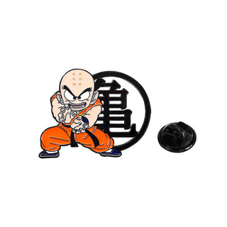 6 Cái / bộ Dragon Ball Kim Loại Pin Bộ Goku & Rùa Hemit Anime Thổ Cẩm Hợp Kim Kẽm Huy Hiệu Sưu Tập