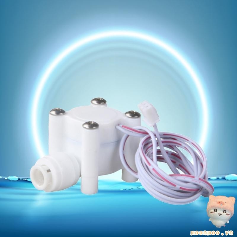 Moon 2 Điểm 1 4 Cắm Nhanh Nhựa Tua Rua Điều Khiển Lưu Lượng Kế 300ml Min