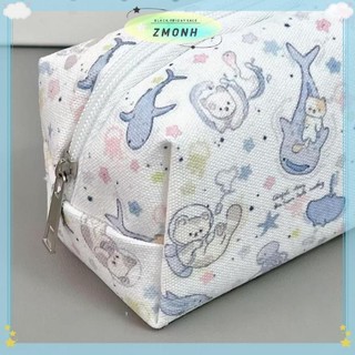 ZMONH 1 Sinh Viên Đơn Giản Túi Đựng Bút Chì Hàn Quốc Dung Tích Lớn Văn Phòng Phẩm Túi Bảo Quản Túi Trang Điểm Nhỏ Tổ Chức Du Lịch Túi Đựng Mỹ Phẩm