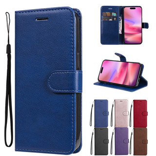 Bao Da Lật Cho Google Pixel 9 8 8A 7 7A 6 6A 5 5A 4 4A XL Pro 5G Retro Ví Khe Cắm Thẻ Vỏ Điện Thoại Màu Trơn