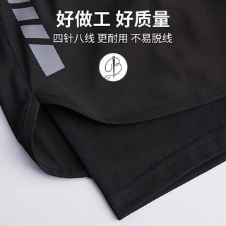 Men's Quick-Drying Outfit Summer T-shirt Workout Clothes Basketball Suit Training Fake Two-Piece Shorts Running Suit Sports Short Sleeve leO9