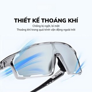 AIMVUKES Kính đổi màu đi đêm ngày kính chống bụi đi đường bảo vệ mắt chống tia UV giảm chói cho người đi xe thể thao F1