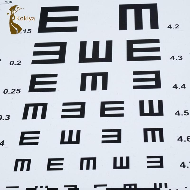 Biểu đồ kiểm tra mắt cổ điển E Letter Biểu đồ kiểm tra trực quan không phản chiếu cho trẻ em người lớn