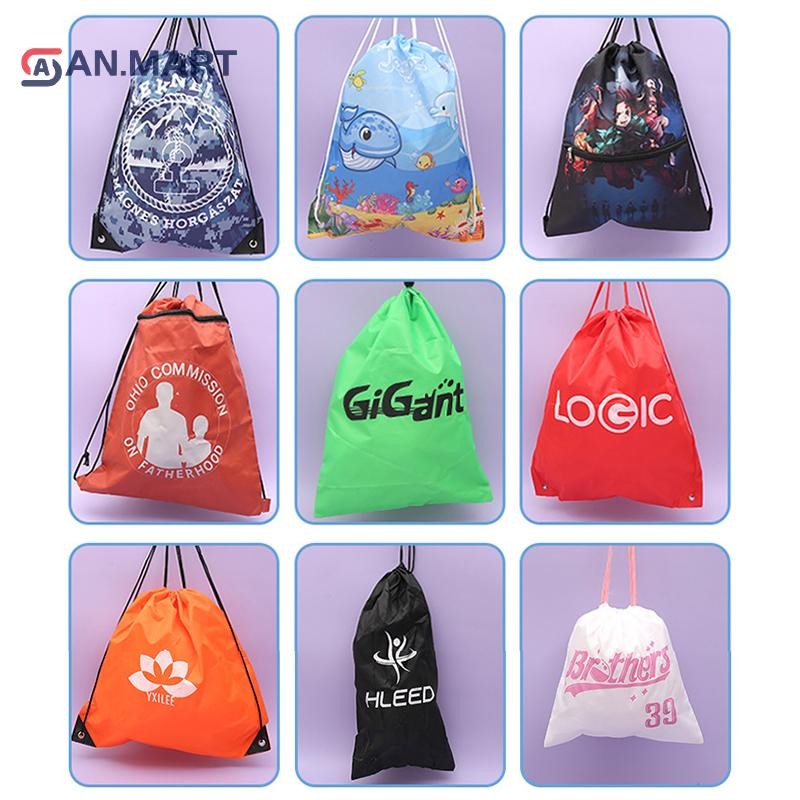 Bigdealssuper Dây Rút Ngoài Trời Túi Tập Gym Nam Nữ Dây Túi Bơi Quần Áo Giày Bảo Quản Chống Thấm Nước Bao Bì Túi Unisex Thể Dục Ba Lô Siêu