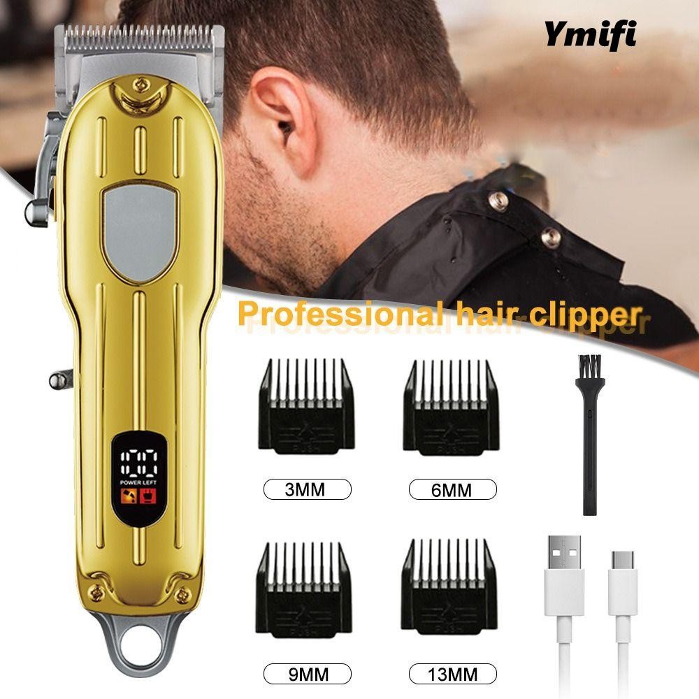 Máy cắt tóc YMIFI, Tông đơ Máy cắt tóc bằng thép không gỉ, Quà tặng Cửa hàng cắt tóc Máy cắt cỏ Máy cạo râu điện