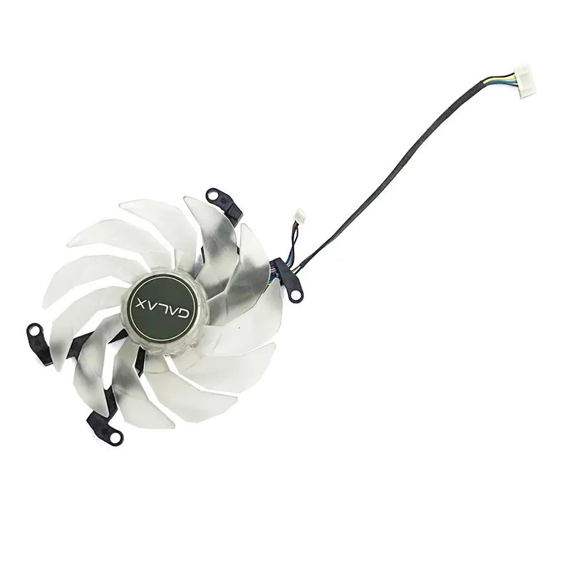 Quạt thay thế DIY mới LED trắng GFY10015H12SPA 102MM cho GALAX GeForce RTX3060ti 3070 3070ti EX card đồ họa màu đen
