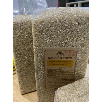 Gạo Lứt Đài Thơm Dẻo Hữu Cơ - 1kg - Gạo lứt trắng đài thơm