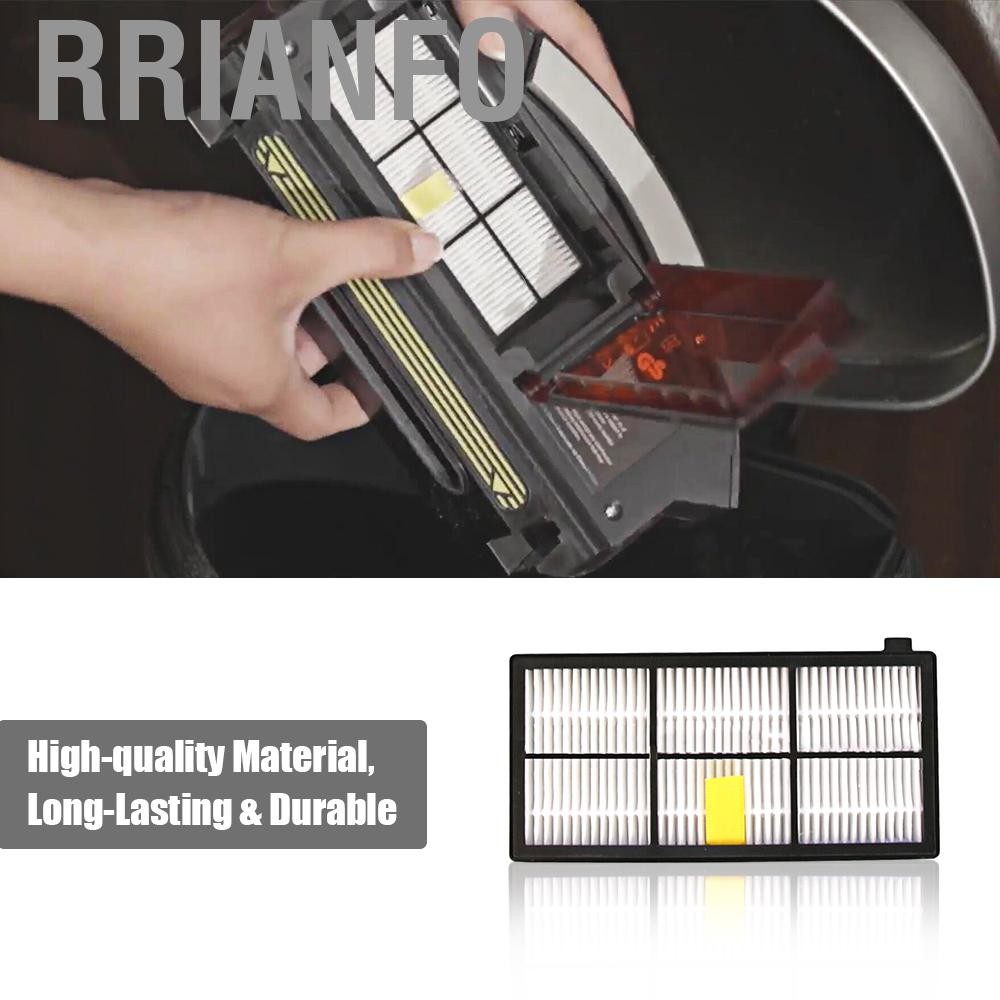 Rrianfo Thay thế bộ lọc Rrianfo cho IROBOT Roomba 800 và 900 Series 860 870 880 960 980 Máy hút bụi robot Bộ lọc HEPA Bộ lọc Phụ kiện có thể thay thế Các bộ phận
