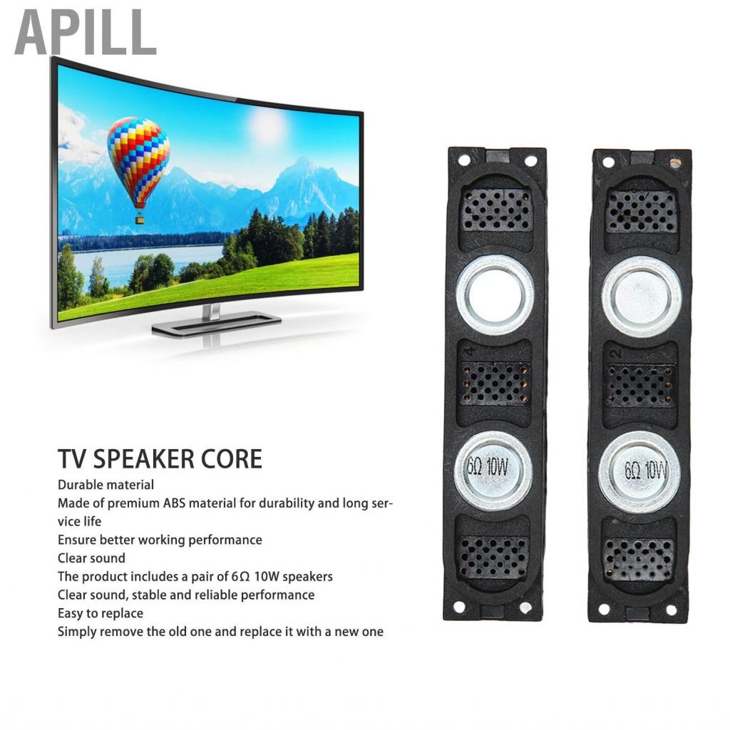 Apill Apill 1 cặp phụ kiện loa TV thay thế có thể tương thích lõi có thể sạc lại cho UN40F5500 UN40F6200 UN46F5500 UN46F6400