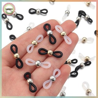 SAFENH 50 Chiếc Cao Su Kính Mắt Dây Xích Đầu Giữ Dây Đeo Có Thể Điều Chỉnh Đầu Nối Kính Vòng VN