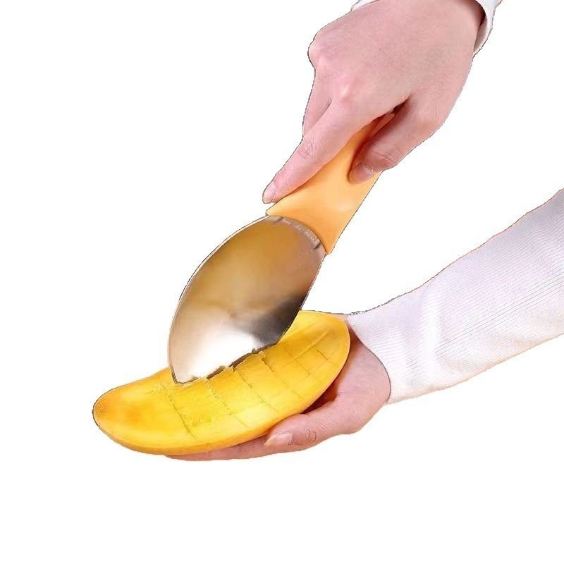 Mango Ready Stock Separator Mango Digging Fruit Peeler Take Spoon Diced Mango Peel Meat Fruit Core MCNK