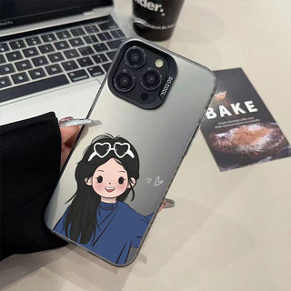 Cặp Đôi Cô Gái IMD Ốp Lưng Điện Thoại iPhone 17 16 15 14 13 12 11 Pro Max Plus X Xr Xs Max 7 8 Plus Ốp Điện Thoại