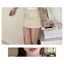Sweet Girl Girl Fake Two-Piece Bowknot Floral xếp li ngắn tay Niche Slim-Fit All-Match Paper Man Áo thun Top